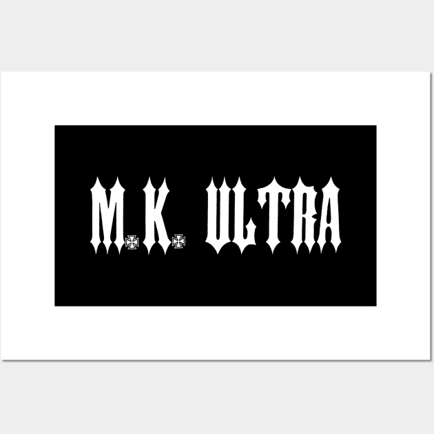 M. K. ULTRA /Darker Brothers: 2-Sided Wall Art by MKULTRA